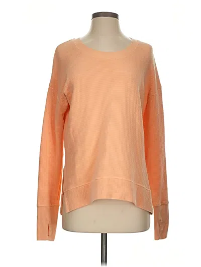 Pre-owned Athleta Sweatshirt In Orange