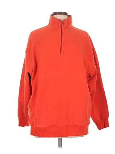 Pre-owned Athleta Sweatshirt In Orange
