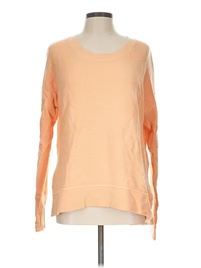 Pre-owned Athleta Sweatshirt In Orange