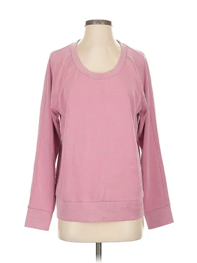 Pre-owned Athleta Sweatshirt In Pink