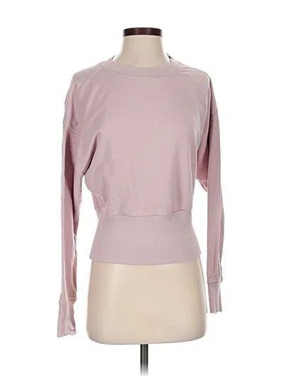 Pre-owned Athleta Sweatshirt In Pink