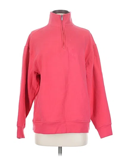 Pre-owned Athleta Sweatshirt In Pink