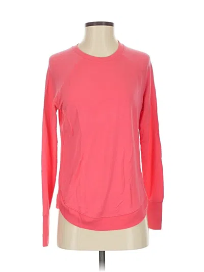 Pre-owned Athleta Sweatshirt In Pink