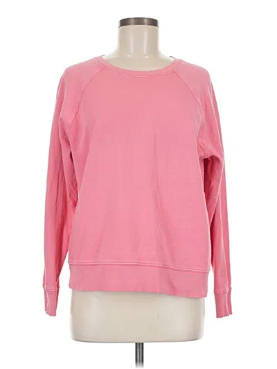 Pre-owned Athleta Sweatshirt In Pink