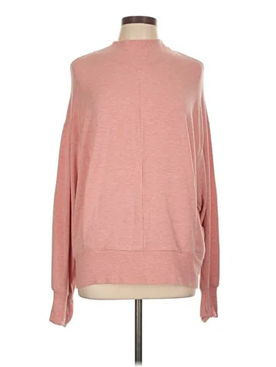 Pre-owned Athleta Sweatshirt In Pink