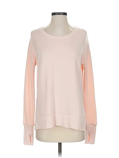 Pre-owned Athleta Sweatshirt In Pink