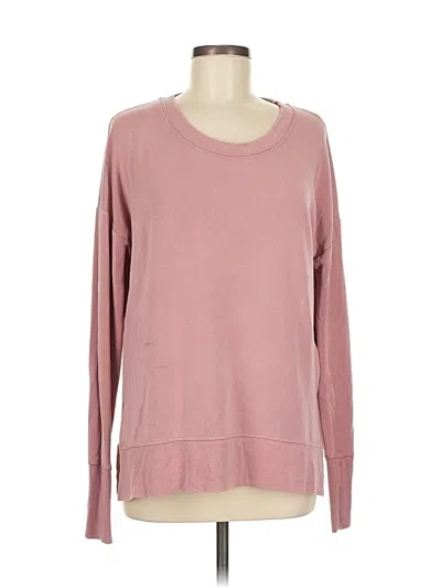 Pre-owned Athleta Sweatshirt In Pink