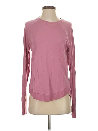 Pre-owned Athleta Sweatshirt In Pink