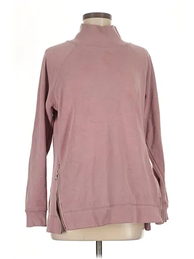 Pre-owned Athleta Sweatshirt In Pink