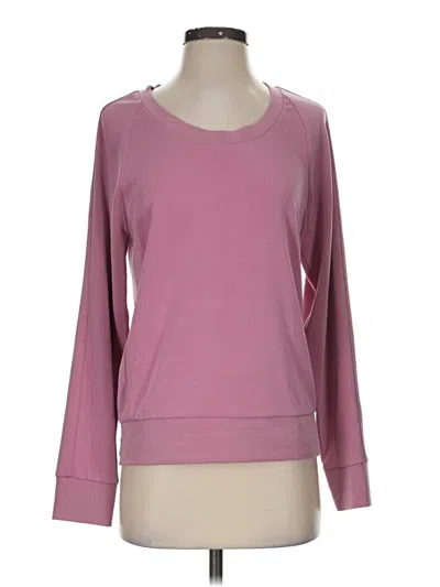 Pre-owned Athleta Sweatshirt In Pink