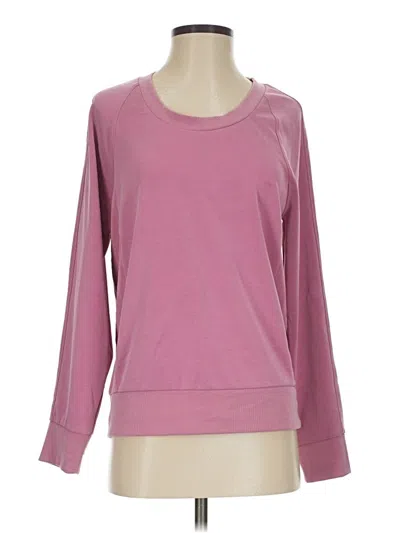 Pre-owned Athleta Sweatshirt In Pink