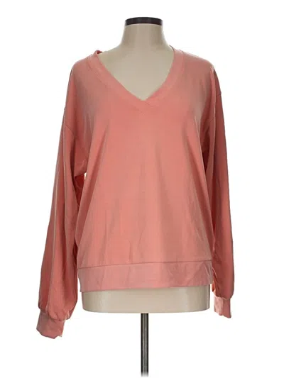 Pre-owned Athleta Sweatshirt In Pink