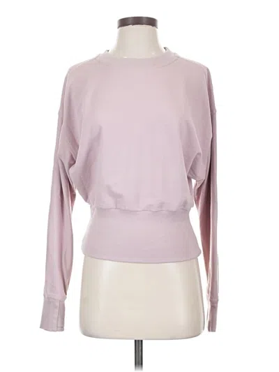 Pre-owned Athleta Sweatshirt In Pink