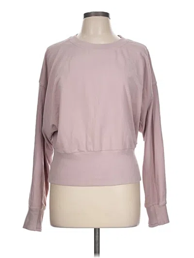 Pre-owned Athleta Sweatshirt In Pink