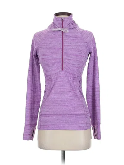 Pre-owned Athleta Sweatshirt In Purple