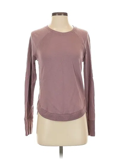 Pre-owned Athleta Sweatshirt In Purple