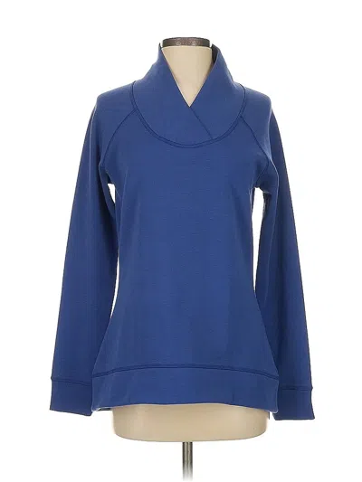 Pre-owned Athleta Sweatshirt In Purple