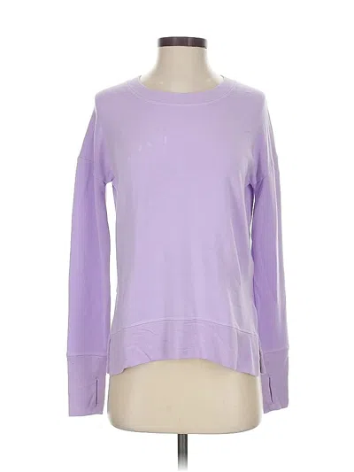 Pre-owned Athleta Sweatshirt In Purple