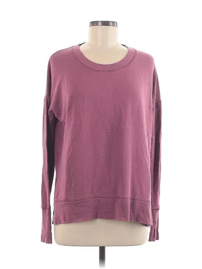 Pre-owned Athleta Sweatshirt In Purple
