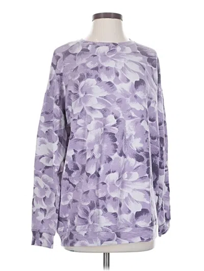 Pre-owned Athleta Sweatshirt In Purple