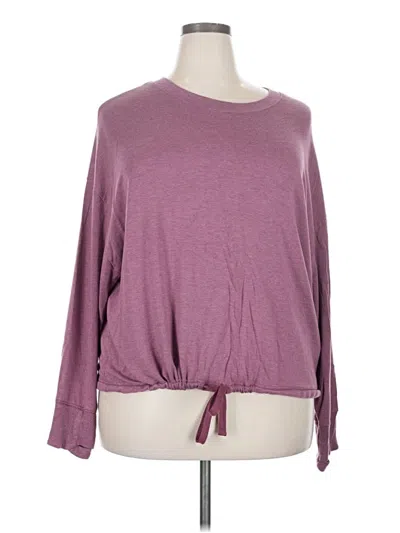 Pre-owned Athleta Sweatshirt In Purple