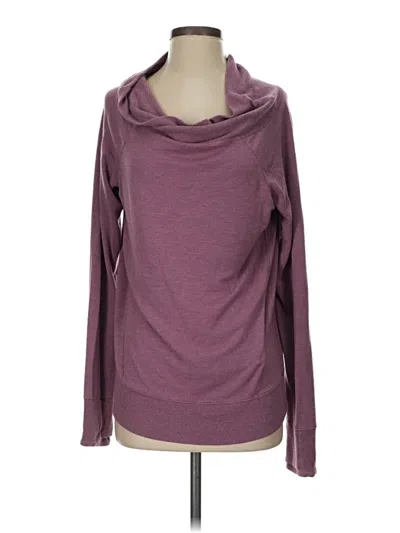 Pre-owned Athleta Sweatshirt In Purple