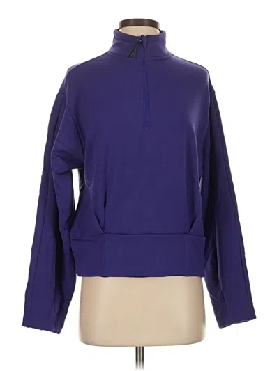 Pre-owned Athleta Sweatshirt In Purple