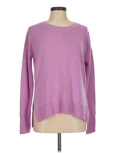 Pre-owned Athleta Sweatshirt In Purple