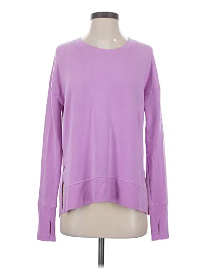 Pre-owned Athleta Sweatshirt In Purple