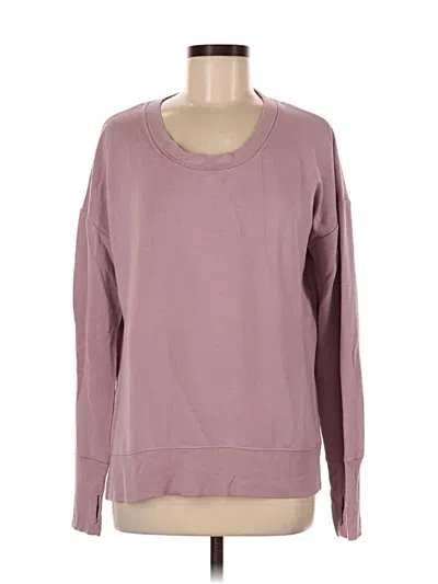 Pre-owned Athleta Sweatshirt In Purple