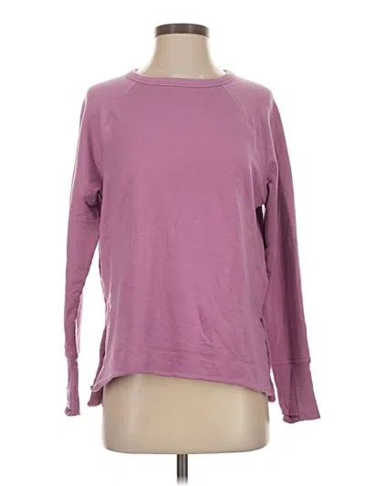 Pre-owned Athleta Sweatshirt In Purple