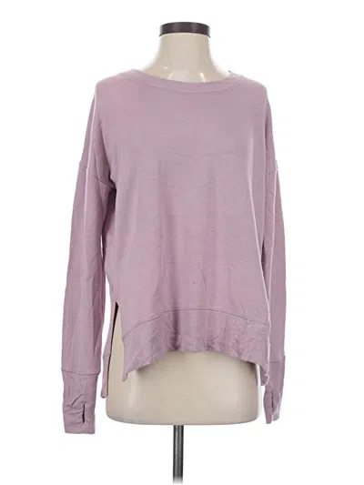 Pre-owned Athleta Sweatshirt In Purple
