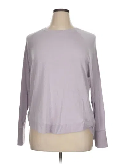 Pre-owned Athleta Sweatshirt In Purple