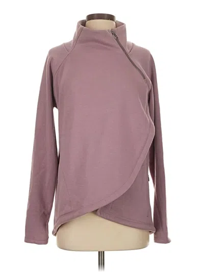 Pre-owned Athleta Sweatshirt In Purple