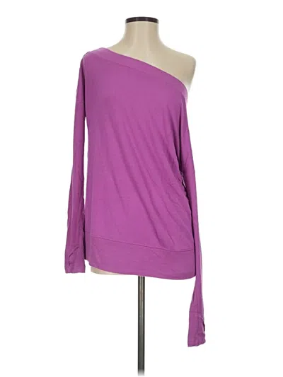 Pre-owned Athleta Sweatshirt In Purple
