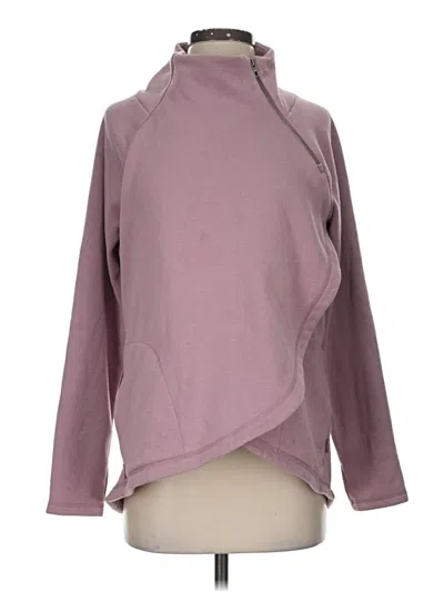 Pre-owned Athleta Sweatshirt In Purple