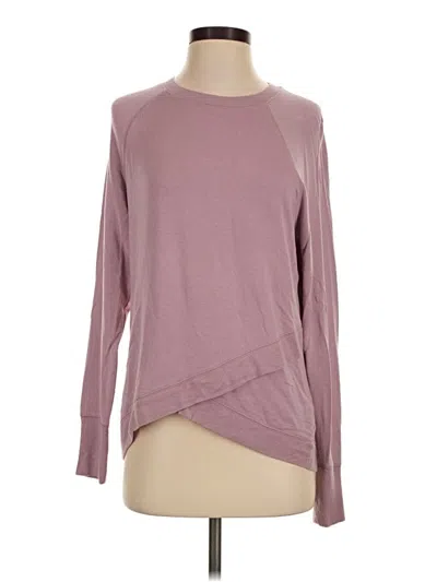 Pre-owned Athleta Sweatshirt In Purple