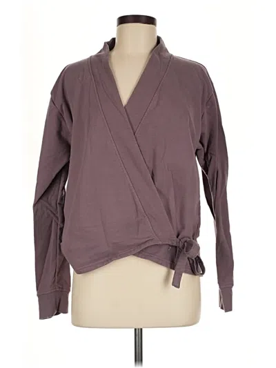 Pre-owned Athleta Sweatshirt In Purple