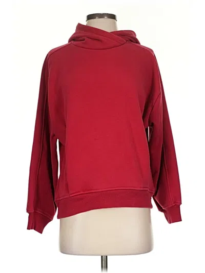 Pre-owned Athleta Sweatshirt In Red