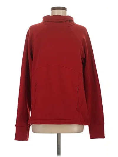 Pre-owned Athleta Sweatshirt In Red