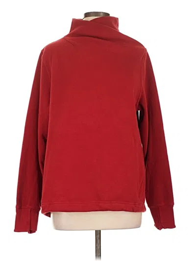 Pre-owned Athleta Sweatshirt In Red