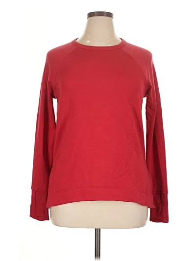 Pre-owned Athleta Sweatshirt In Red