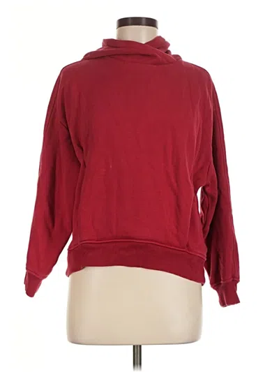 Pre-owned Athleta Sweatshirt In Red