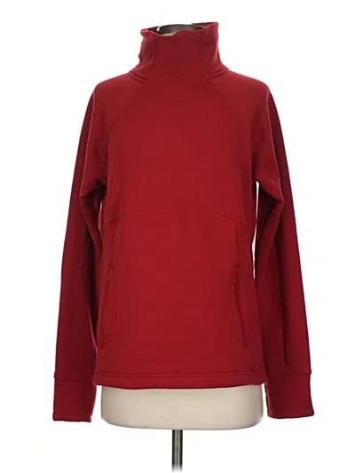 Pre-owned Athleta Sweatshirt In Red