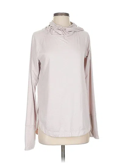 Pre-owned Athleta Sweatshirt In Silver