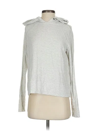 Pre-owned Athleta Sweatshirt In Silver