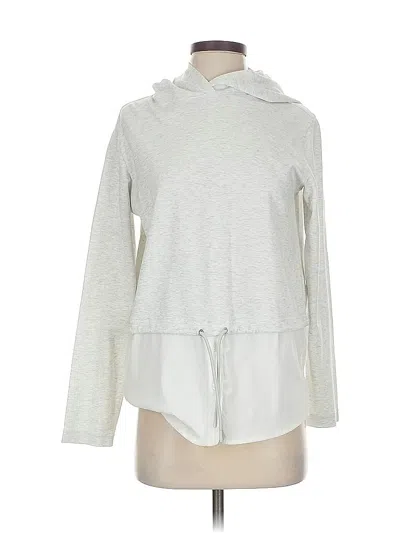 Pre-owned Athleta Sweatshirt In Silver