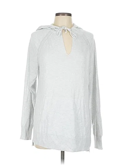 Pre-owned Athleta Sweatshirt In Silver