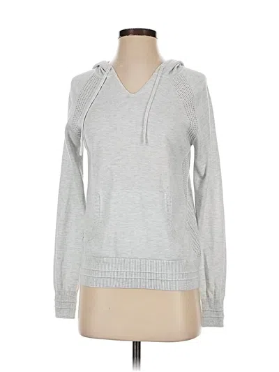 Pre-owned Athleta Sweatshirt In Silver