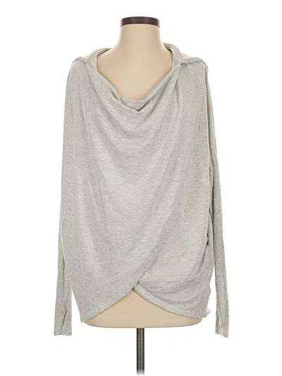 Pre-owned Athleta Sweatshirt In Silver
